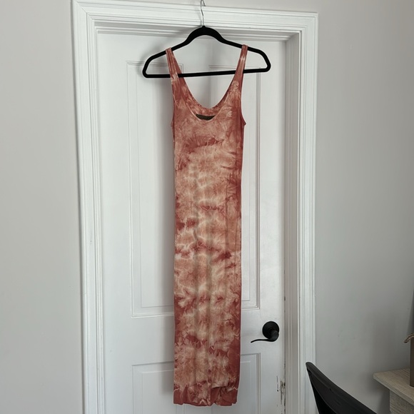 Enza Costa Silk Rib Tank Midi Dress in Adobe lonic
Beach | S - Picture 4 of 7